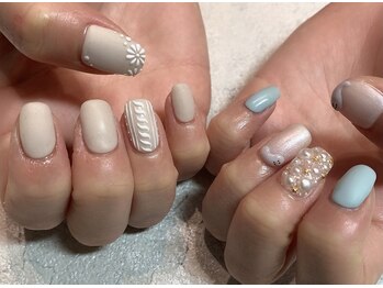 リロウ(relow)/ニット×ちぐはぐ