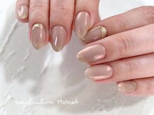 ネイルサロン モネ(Monet)/ミラーカラー＋アート