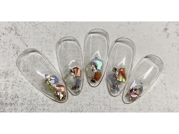 3色シェル埋め込み