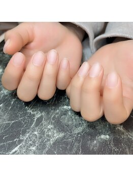 ネイルNGでもOK！自爪仕上げ☆