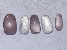 プロモート 岡山城下店(Promote)/マグネット×ミラーネイル