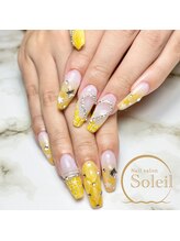 ソレイユ(Soleil)/イエローギャルネイル
