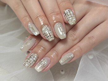 ジュムリエ/ツイードネイル