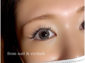 フロムネイルアンドアイラッシュ 神戸三宮(from nail&eyelash)/フラットラッシュ 140本*