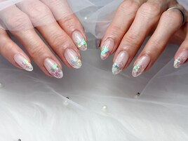 ラメグラデーション