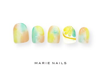 マリー ネイルズ いわきラトブ店(MARIE NAILS)/定額7,700円税込 カラフル 1007d
