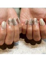 クリスタルネイル アミュプラザおおいた店(CRYSTAL NAIL)/アーガイルネイル