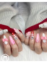 レディスペネイル ノウラ 名駅店(Redispe nail NouRa)/バレンタインネイル