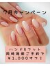 ハンドワンカラー/ラメグラデーション　