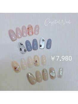 クリスタルネイル ゆめタウン筑紫野店(CRYSTAL NAIL)/お得な定額キャンペーンネイル
