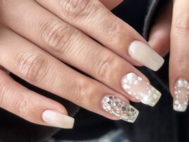 パールネイル/ホログラムネイル