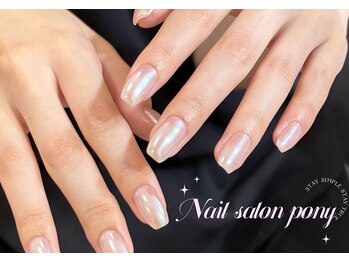 Nail Salon Pony【ポニー】の写真/【錦糸町駅3分】可愛いも個性派も理想通り★高技術×多彩なパーツで自分だけのこだわりネイルを☆