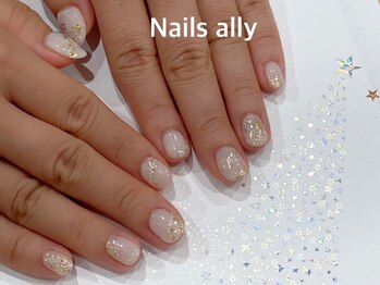 ネイルズアリー 立川店(Nails ally)/スター×ラメART