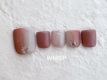 ウィスプ(WHISP)/縦グラデーションネイル/フット