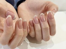 アイネイルズ 渋谷店(I nails)/【Saki.o】アイボリーフレンチ