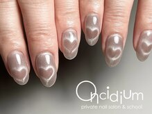 オンシジューム(Oncidium)/ハートマグ♪マグネットネイル