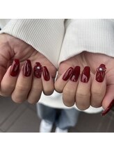 トータルサロン 白べぇーっ プラス/リボンネイル