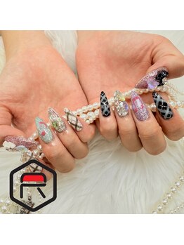 東海最大級ネイルサロン by レディスペネイル 名駅店/きらきらネイル