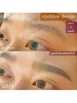 @206 バイ ヘアメイクチョコ(@206 by hair make choco)/アイブロウデザイン