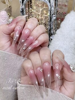 ネイルサロン トゥービー 御徒町上野(To Be)の写真/【初回オフ無料☆ワンホンネイルつけ放題:コース¥9980】人一倍華やかな指先へ♪大人気マグネットもご用意♪