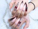 ヒョウ柄ネイル