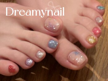 フット持ち込みデザインネイル