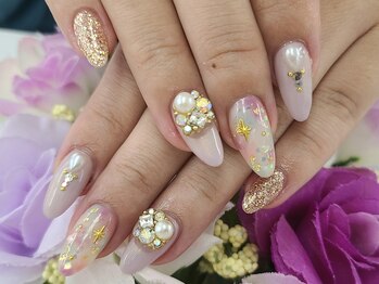 ネイルサロン ドレス(Nail Salon Dress)/【山川】ジュエリーネイル