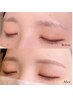 人気NO1!【抜け感のあるオシャレ眉に◎】アイブロウWAX+眉毛カラー￥11000→