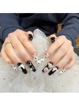 パンダネイル(Panda Nail)/クリアフレンチ[人気ネイル]