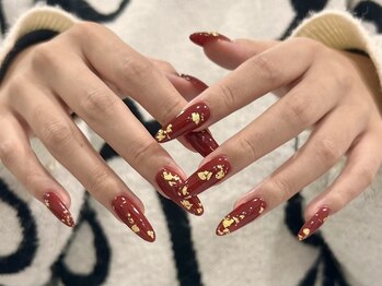 アムール(Amour)/成人式前撮りネイル