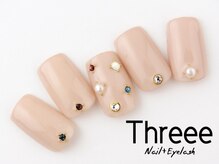 スリーネイルプラスアイラッシュ(Threee Nail+Eyelash)/ビジューアート
