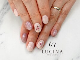 C-927 ユニコーン×押し花ネイル
