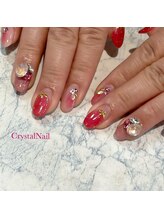 クリスタルネイル ボンベルタ橘店(CRYSTAL NAIL)/苺♪