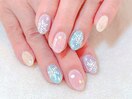 【東久留米×雪の結晶ネイル】