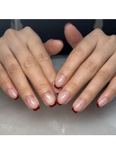 ピーチ(Peach)/フレンチネイル