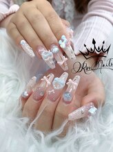リンネイル 名古屋新栄町店(Rin.Nails)/長さ出し持ち込みパーツ付け放題