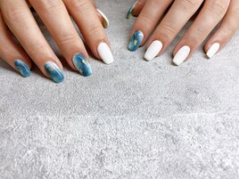 成人式　ニュアンスネイル