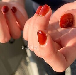 【ハンドネイル】ワンカラー・ラメグラ☆1か月以内の再来オフ無料◎60分