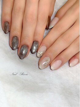 リッチオ(Riccio)/ワンカラー、マグネットネイル