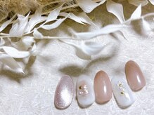 モグネイル(Mogunail)/3.4月定額B チークネイル