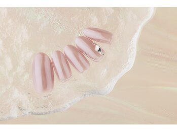 ヴァンネイル(VINGT NAIL nail&eye beauty)/フェミニンなツヤツヤネイル