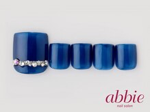 ネイルサロン アビー グランデュオ蒲田店(abbie)/FOOTクラシックブルー ￥10043