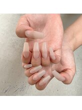 クリーム(Nail Atelier CREAM)/長さだし10本★シアーアイボリー