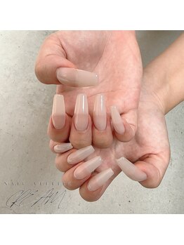 クリーム(Nail Atelier CREAM)/長さだし10本★シアーアイボリー