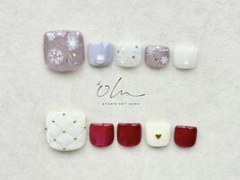 12月フットネイル定額【Winter】
