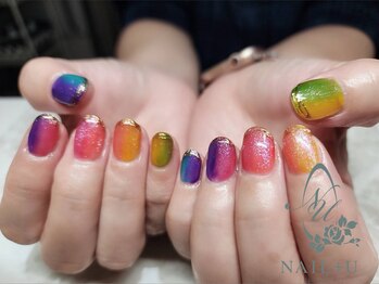 ネイルプラスユウ(NAIL+U)/夏のカラフルネイル