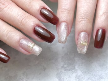 パシャ(Pacha)の写真/【パラジェル導入店】ちゅるんと可愛いセンス抜群のニュアンスネイル♪丁寧なオフ&ケアで仕上がり満足度◎