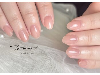 トラストネイル 佐野店(TRUST Nail)/ブラウンピンクワンカラー