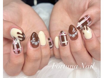 フォルトゥーナ 神田(Fortuna)/バレンタインネイル ￥10,980