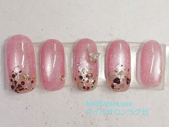 ネイル サロン ラグゼ(Nail Salon Luxe)/ハートホロ　水光マグネット